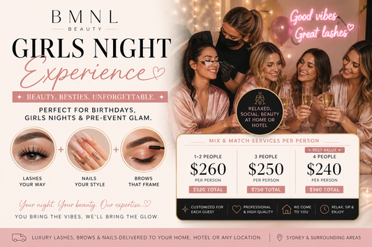 Girls night beauty services