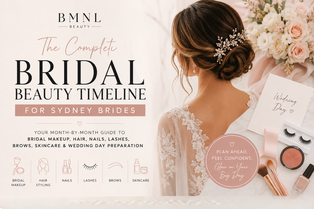 bridal beauty timeline