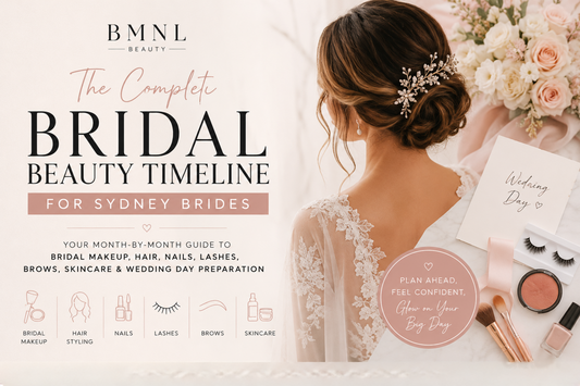 bridal beauty timeline